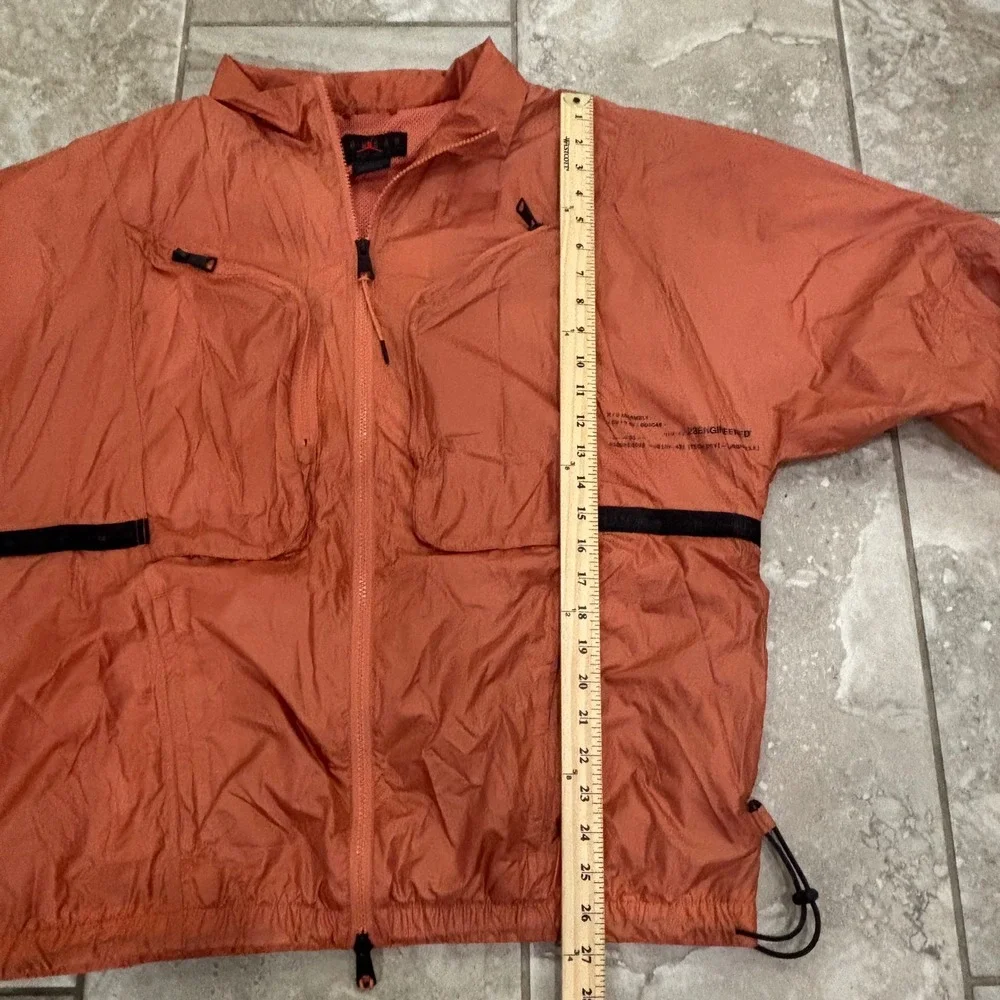 Jordan 23 Engineered Mens‎ Full Zip Lightweight Jacket Orange DM1863-872 Size L
